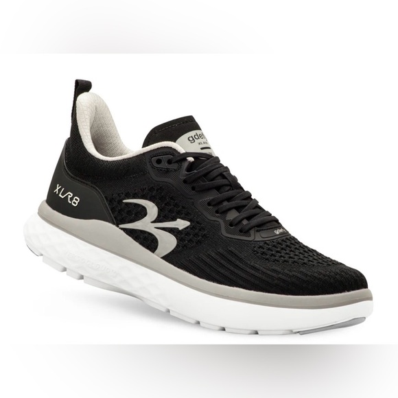 NIB [Gravity Defyer] GDEFY XLR8 Run Black Athletic Comfort Workout Shoes Mens 13